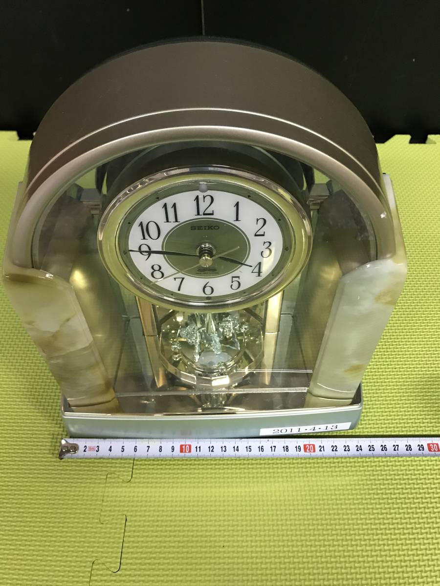 ☆SEIKO セイコー 置時計 BY226G メロディ時計 電波時計 インテリア