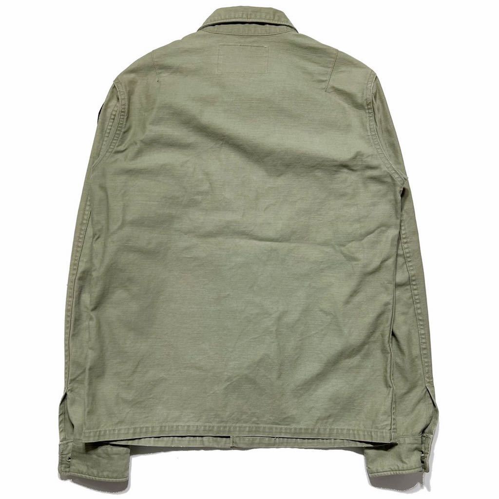 marka ジョンレノン JL UTILITY SHIRTS - COLLARLESS SHIRT WIDE マーカ 公式通販 ユーティリティ ミリタリージャケット サイズ3 サイズ1 ミリタリーシャツジャケット