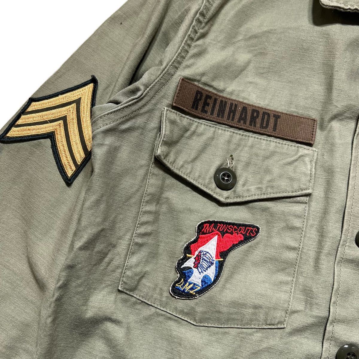 marka ジョンレノン JL UTILITY SHIRTS - COLLARLESS SHIRT WIDE マーカ 公式通販 ユーティリティ ミリタリージャケット サイズ3 サイズ1 ミリタリーシャツジャケット