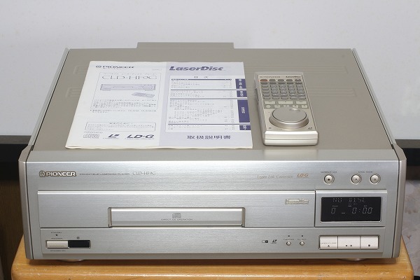 Pioneer CLD-HF9G LDプレーヤー 純正リモコン メンテ済み（02 DVL-919  