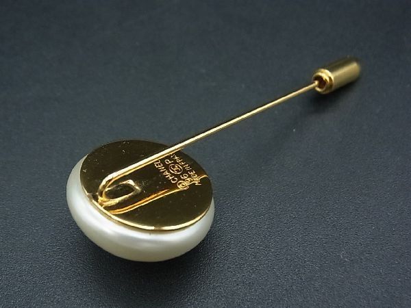 1円 □極美品□ CHANEL シャネル ココマーク 96P パール ピン 1円 □極美品□ CHANEL シャネル ココマーク 96P パール ピン