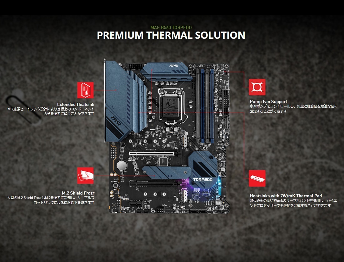 ☆第11世代 MSI intel i7-11700F/RTX3060Ti/B560/Mem16GB/M.2SSD 500GB 