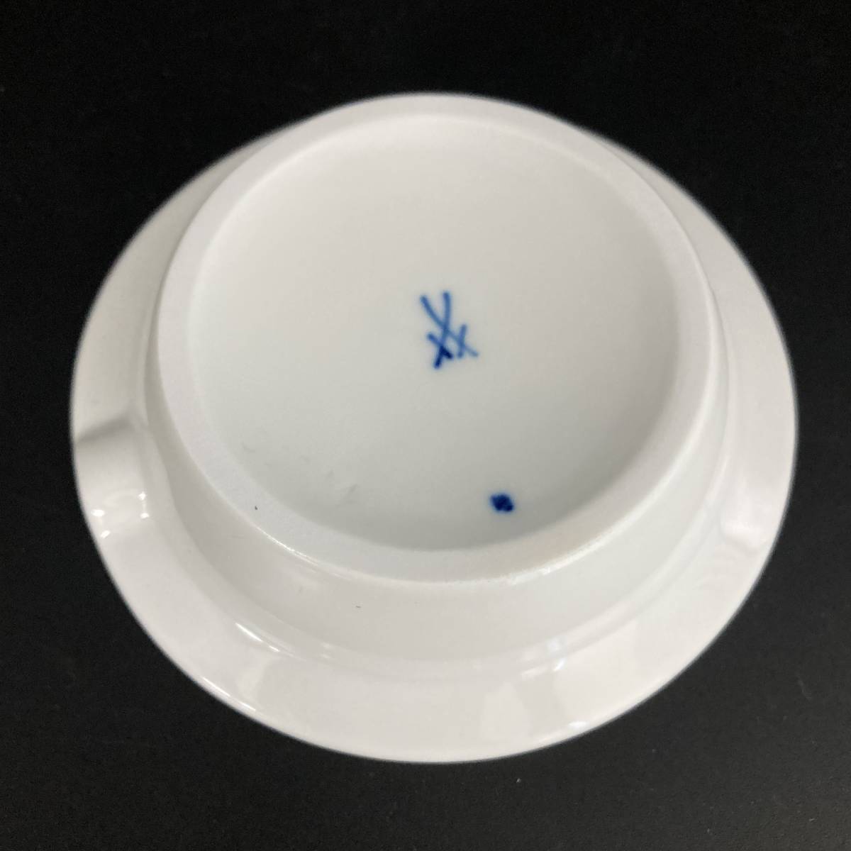 マイセンブルーオニオン灰皿 マイセン『MEISSEN ブルーオニオン アッシュトレイ 箱あり』マイセン