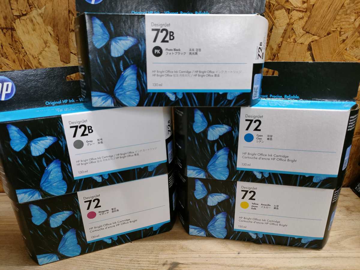 インクカートリッジ HP 0 メルカリ 6色セット たぶん全色 ☆HP 72B Ink 