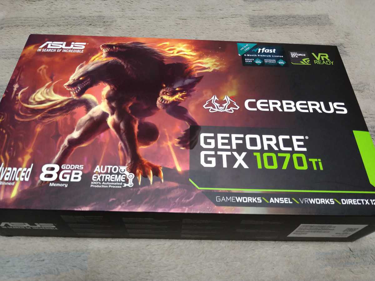 中古ASUS GTX1070Ti