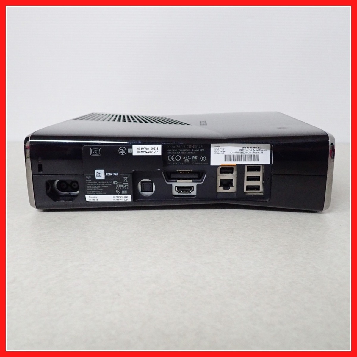 動作品 XBOX360S 本体一式 250GB + HALO REACH ヘイロー：リーチ 等 ソフト3本 まとめてセット Microsoft マイクロソフト【20 0 250GB Xbox 360) (Xbox [Xbox