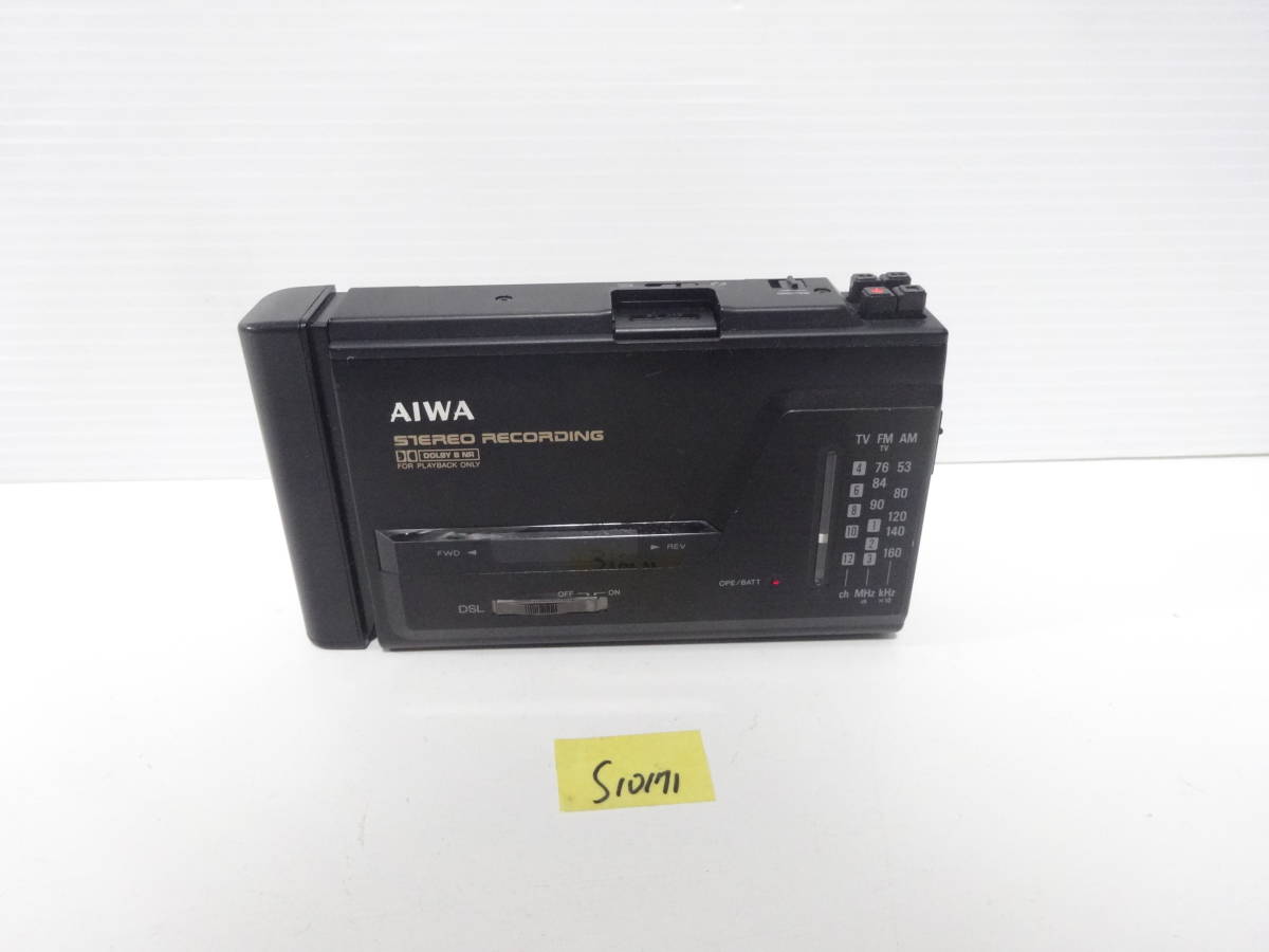 AIWA HS-J50 カセットプレーヤー・カセットボーイ 通電ジャンク S10171