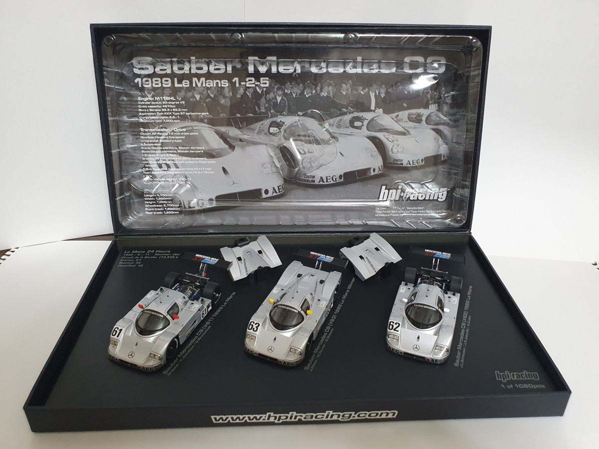 hpi・racing 1/43 Sauber Mercedes C9 1989 Le Mans Special Set 992