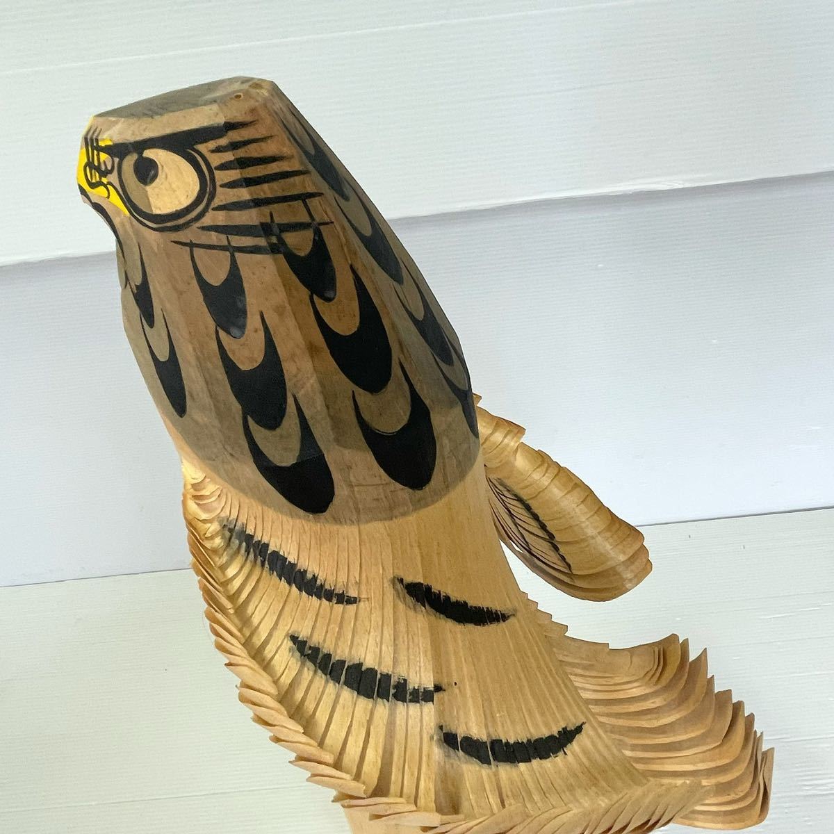 鷹木彫り お鷹ぽっぽ おたかぽっぽ 元祖辰蔵作 鷹 木彫り 彫刻 オブジェ 郷土