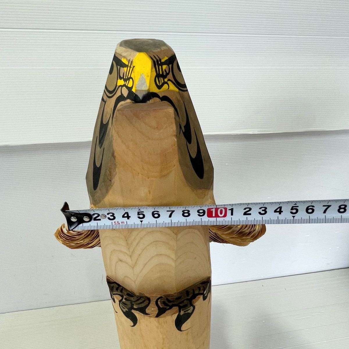 お鷹ぽっぽ おたかぽっぽ 元祖辰蔵作 鷹 木彫り 彫刻 オブジェ 郷土