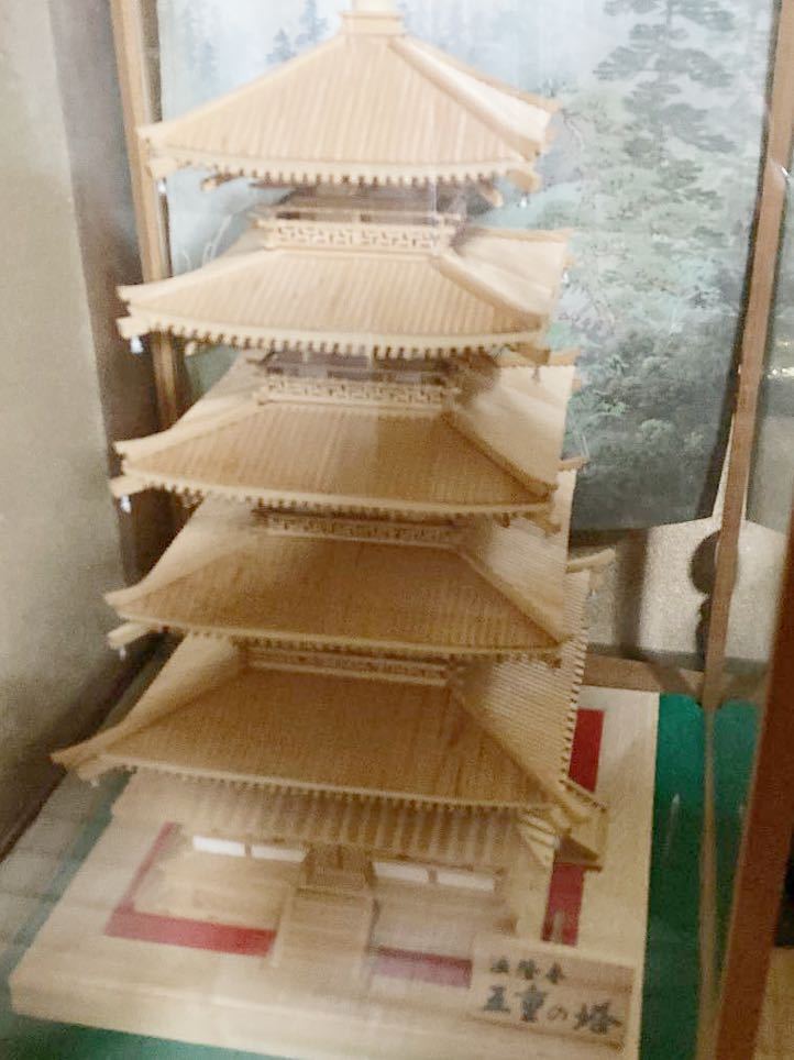 法隆寺 木製建築模型 五重塔 公式通販 1⁄75 五重の塔 | 模型 1⁄40