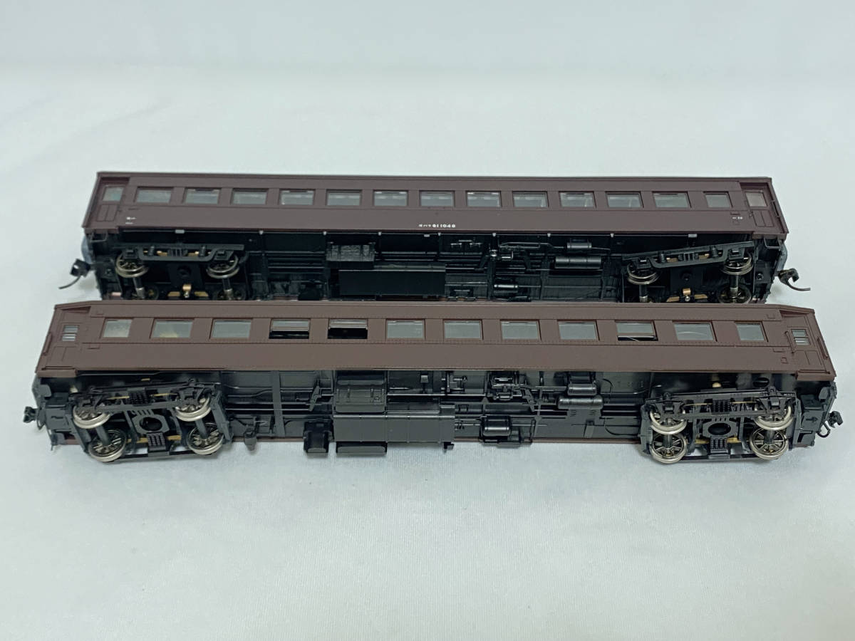 KATO HO オハ35 茶 1-512 + 海龍 オハフ61 茶 計2両 オハ