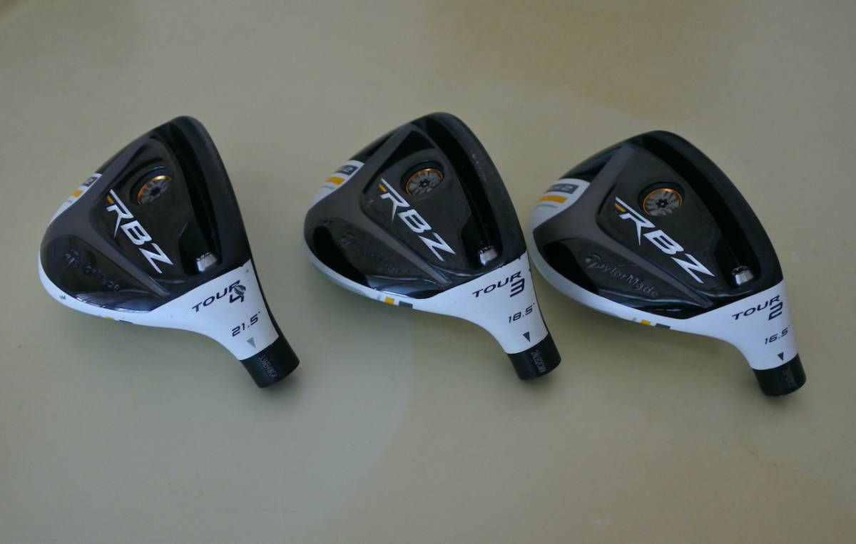美品 テーラーメイドレスキュー RBZ STAGE2 2、3、4番希少3本 