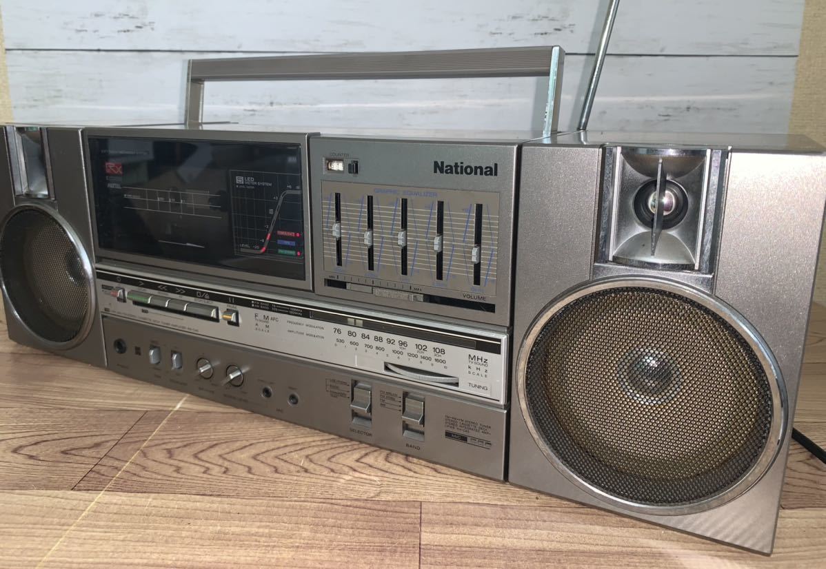A098◇National ラジカセ カセットデッキ RX-C45 USED 現状品 National