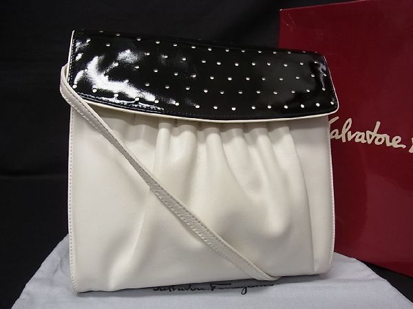 1円 Salvatore Ferragamo フェラガモ ガンチーニ ヴァラ レザー サルヴァトーレフェラガモ □美品□ ヴァラリボン 1円スタート 2way 美品 パンプス AB-21 良品