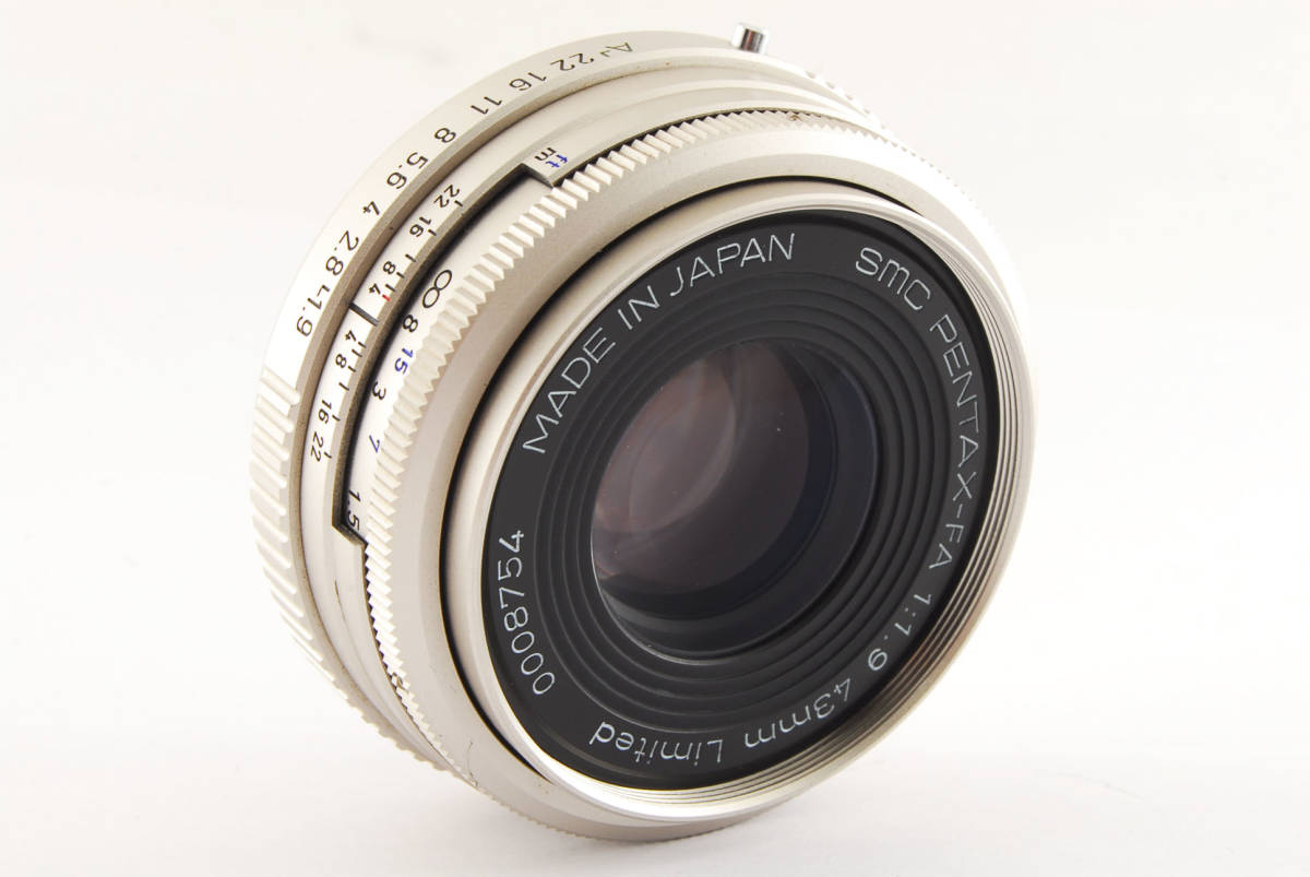 定番，限定SALE 極上 ペンタックス SMC PENTAX-FA 43mm f1.9 Limited 完動 #12616(ペンタックス)｜売買されたオークション情報、yahooの商品情報をアーカイブ公開 - オークファン ペンタックス
