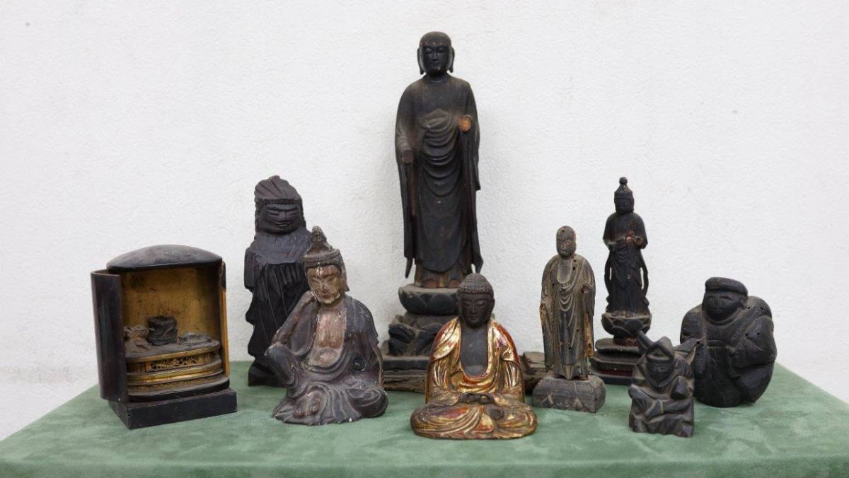 琉璃製 彩色 如來仏坐像 蓮華台 置物 古美術品 時代物 希少珍品 中国