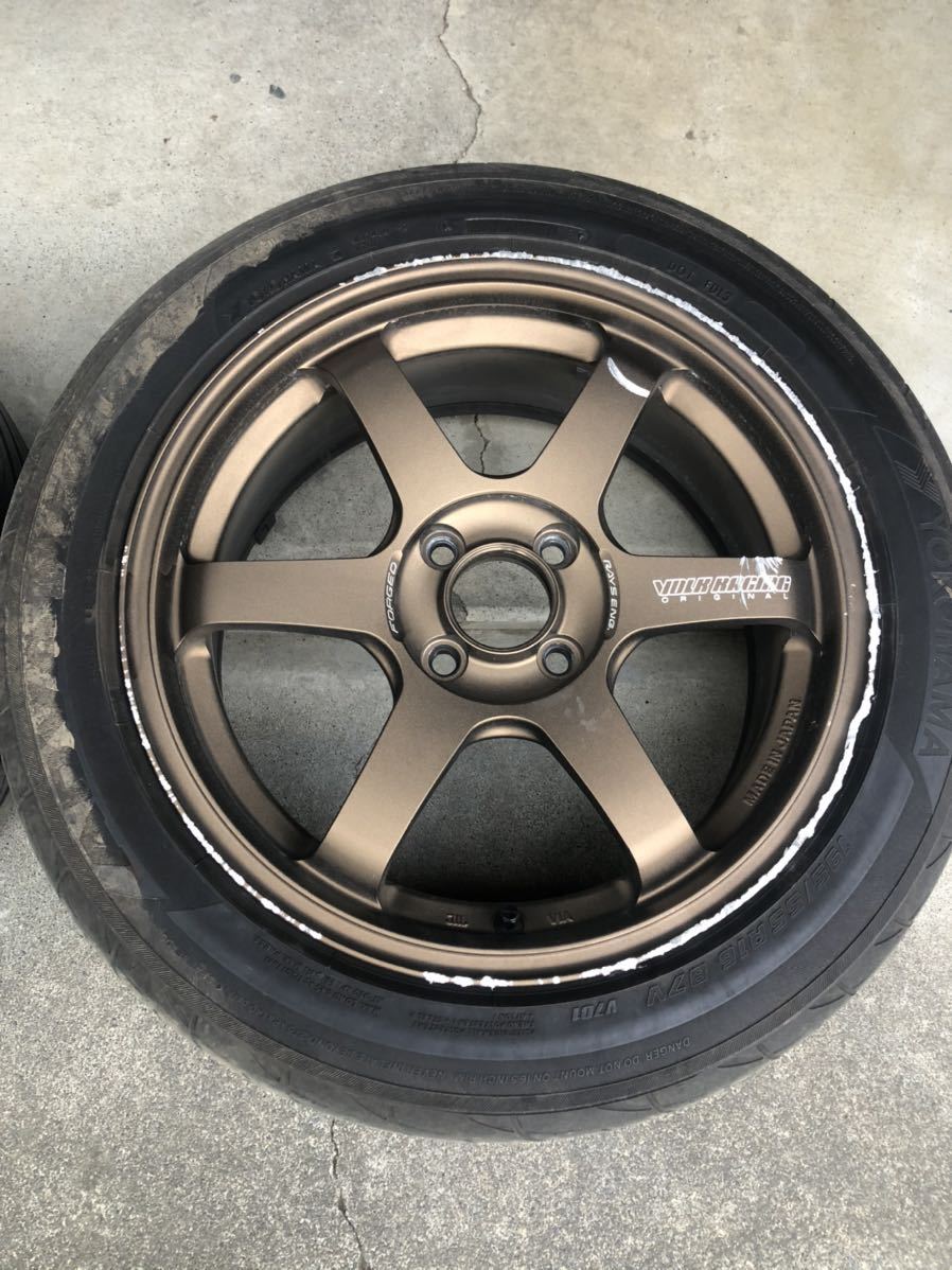 RAYS TE37 SONIC VOLK 16インチ PCD100 4穴 7J ＋48 ロードスター 