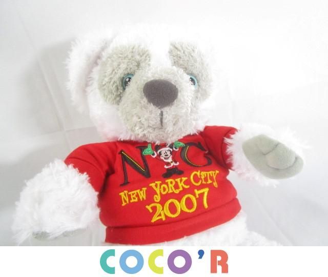 同梱可】良品 ディズニー ディズニーベア ホワイト ダッフィー NYC