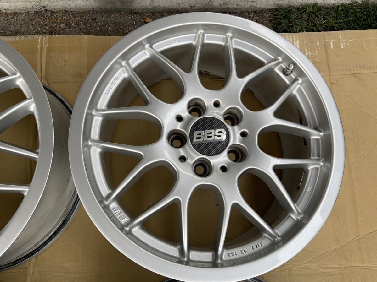 BBS RX202 17インチアルミホイール4本セット PCD114.3 5H 8J +42検索 