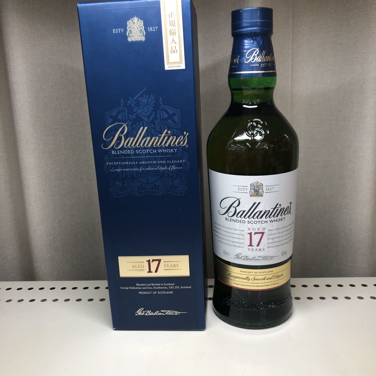 未開栓 バランタイン スコッチウイスキー バランタイン17年 700ml