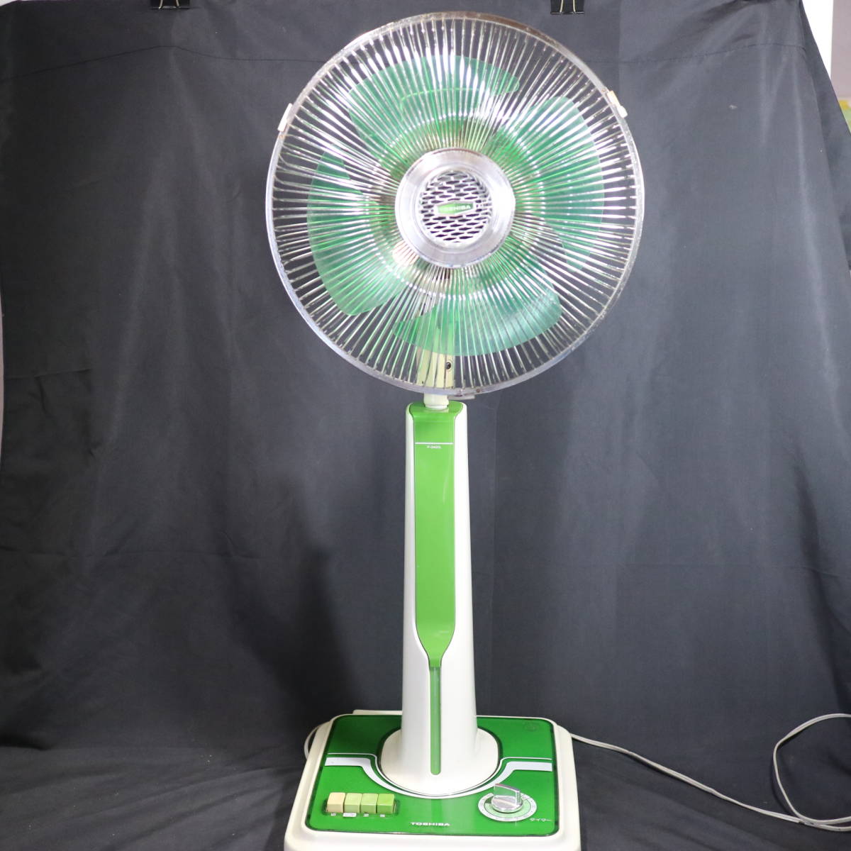 昭和レトロ TOSHIBA 扇風機 東芝 レトロポップ 1978年製 完動品