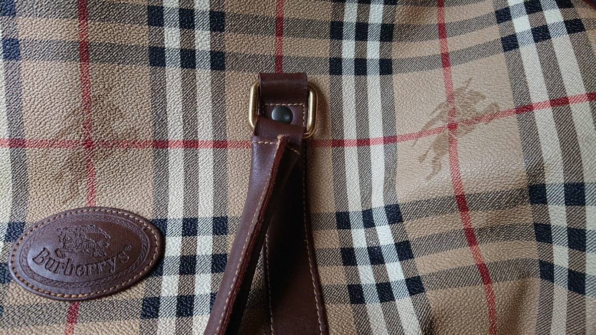 □□ BURBERRYS バーバリー ノバチェック ボストンバッグ □□ ノバ