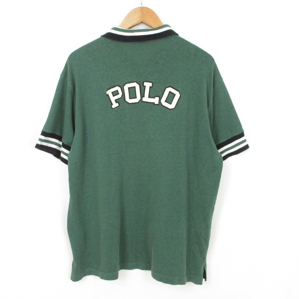 90s USA 古着 POLO SPORTS RALPH LAUREN ゲームシャツ オーバーサイズ 