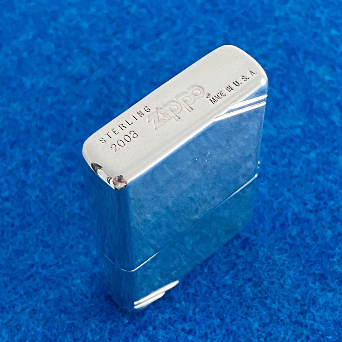 ZIPPO STERLING SILVER #14 2003年製 スターリングシルバー ジッポー 純銀