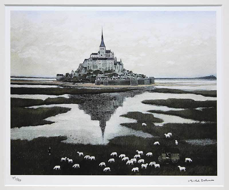 ミッシェル・ドラクロワ「Mont Saint-Michel 49/150