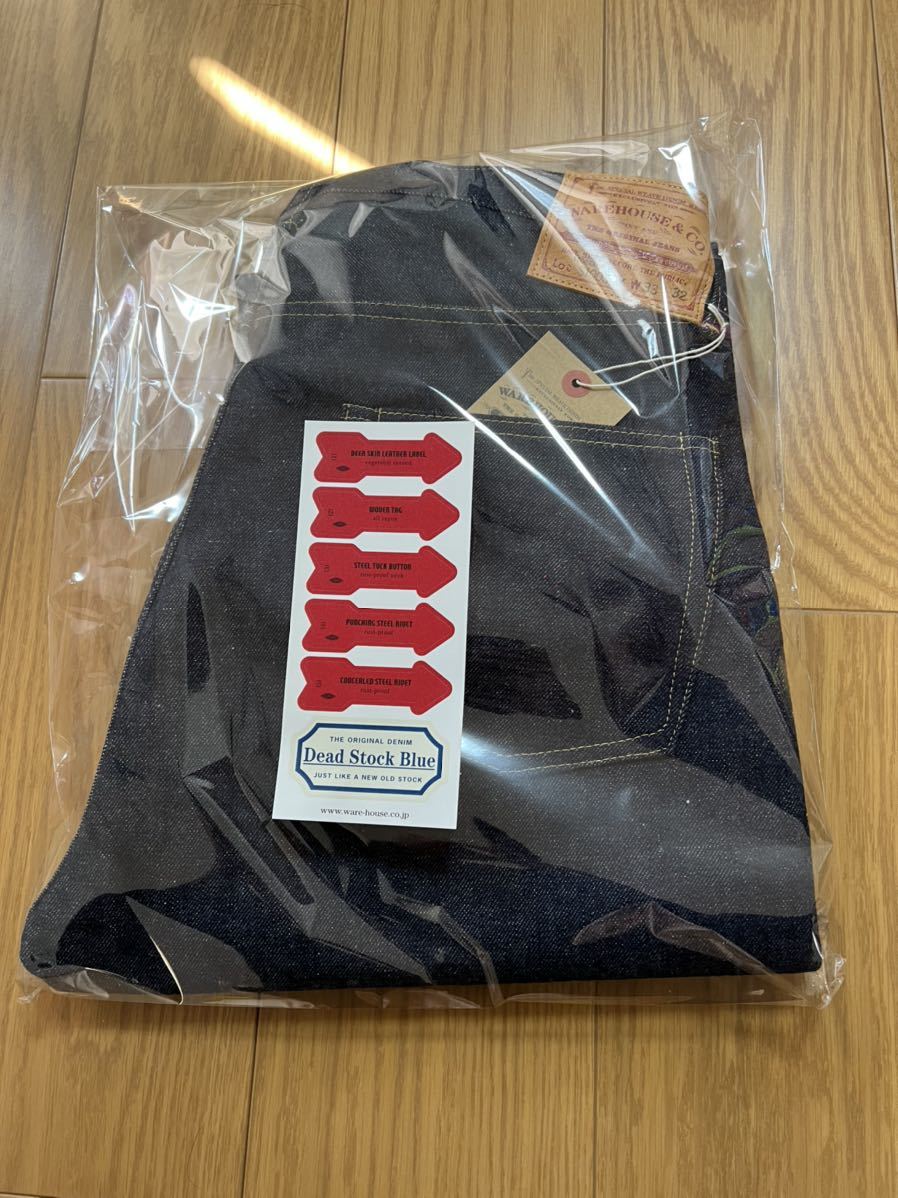 ウエアハウス　S1003XX W33 1942 赤ペンキ　WAREHOUSE 今季新作　新品未開封　デッドストックブルー　大戦 S1003XX(1000XX) WAREHOUSE 0 デッドストックブルー大戦モデルを半年履いてみての感想！ウエアハウスS1003XX（1000XX）1942モデル！赤ペンキ！！ 2026年最新ウエアハウス DD-S1003XX