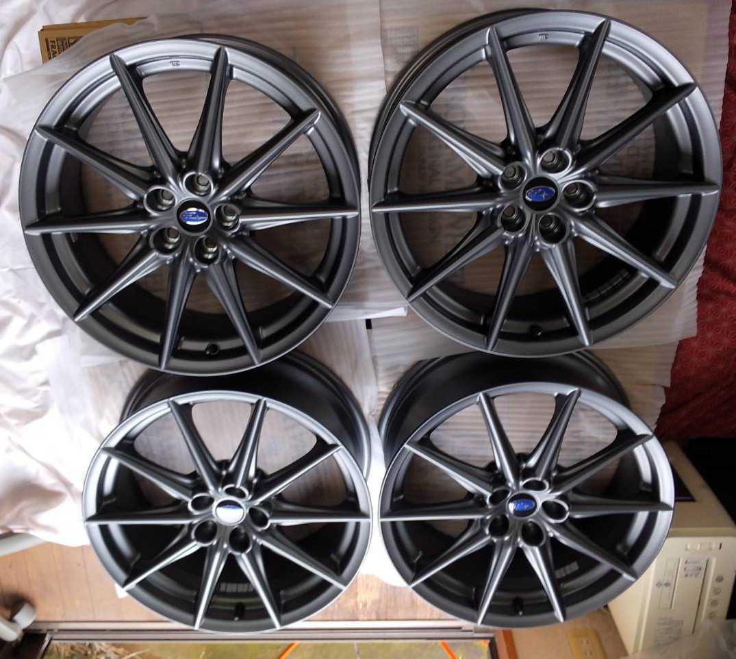 ☆美品☆新品同様☆ 2022年式 スバル BRZ ZD8 18インチ 純正ホイール S