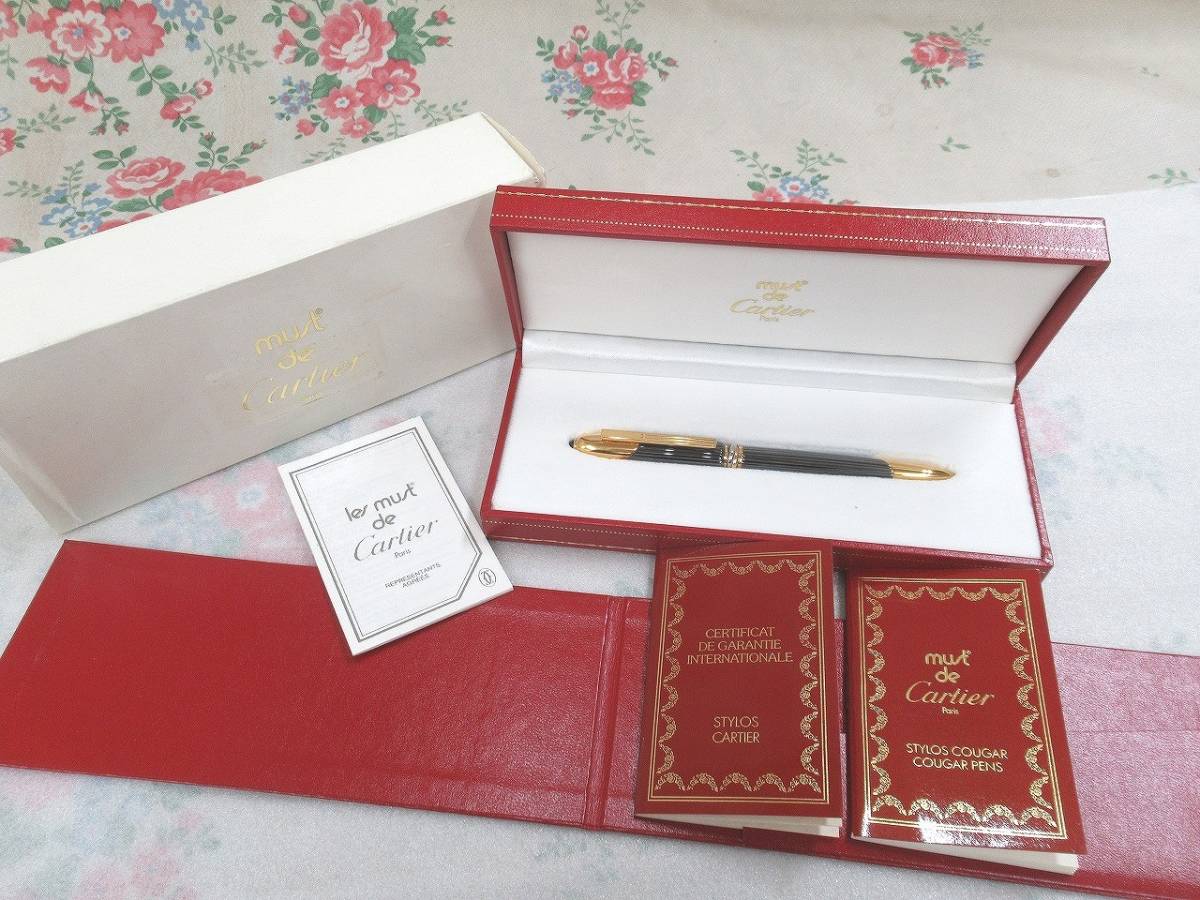 レア☆Cartier カルティエ トリニティ ツイスト ボールペン 正規品 か