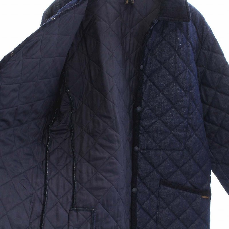 ラベンハム LAVENHAM キルティングジャケット デニム 中綿 アウター 40 