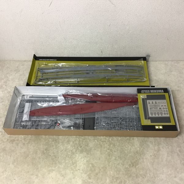 1円~ 同梱不可 □ タミヤ 1/350 日本軽巡洋艦 三隈