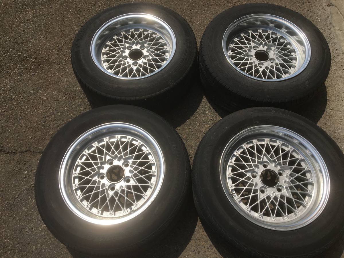 Ssr スピードスター リバース メッシュ アルミホイール 15インチ 7j Aタイプ２本 6 5ｊａタイプ２本 5穴 Pcd114 3 当時物 旧車 社外品 売買されたオークション情報 Yahooの商品情報をアーカイブ公開 オークファン Aucfan Com