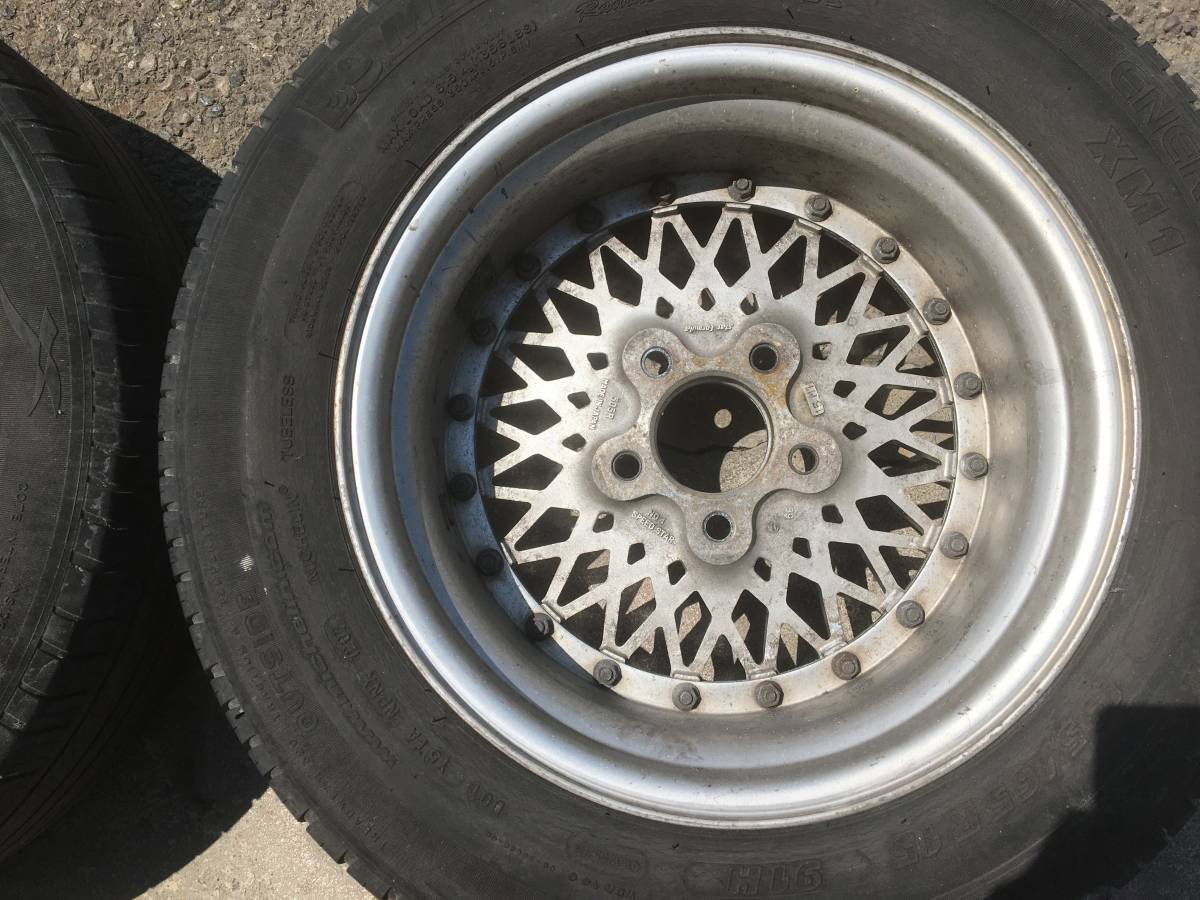 Ssr スピードスター リバース メッシュ アルミホイール 15インチ 7j Aタイプ２本 6 5ｊａタイプ２本 5穴 Pcd114 3 当時物 旧車 社外品 売買されたオークション情報 Yahooの商品情報をアーカイブ公開 オークファン Aucfan Com