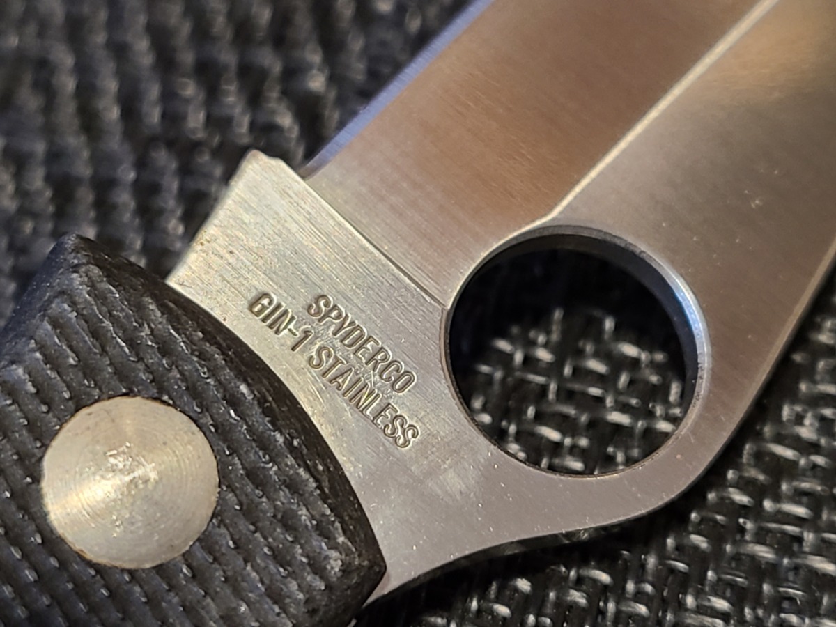 SPYDERCO スパイダルコ GIN-1 STENRESS SEKI-CITY フォールディング 