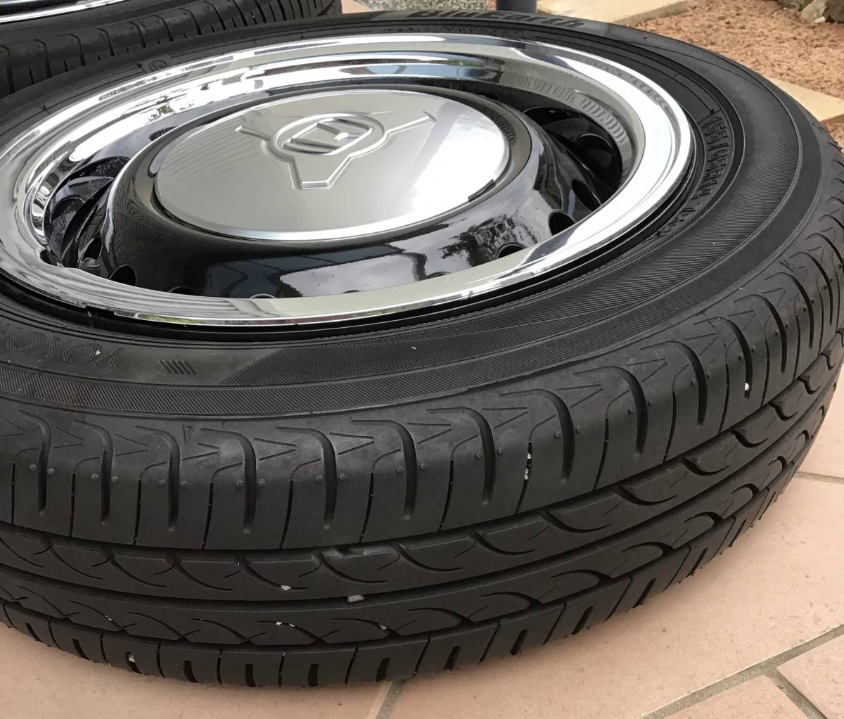 N-ONE ホンダ純正 14インチスチールホイール、タイヤ付4本セット