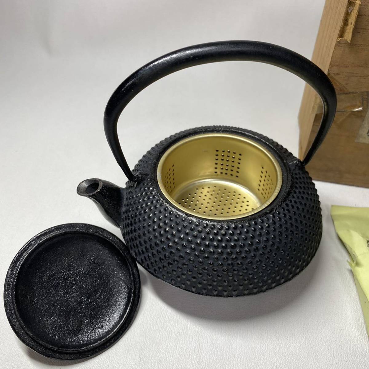 南部名産 急須鉄瓶 茶器 照亦製作所謹製 照光堂 南部鉄器(鉄瓶)｜売買 