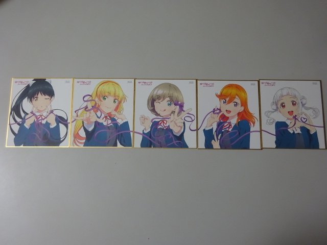 ラブライブ スーパースター 特典 非売品 イラスト色紙 ミニ色紙 繋がる 全5種セット 澁谷かのん 唐可可 嵐千砂都 平安名すみれ 葉月恋 その他 売買されたオークション情報 Yahooの商品情報をアーカイブ公開 オークファン Aucfan Com