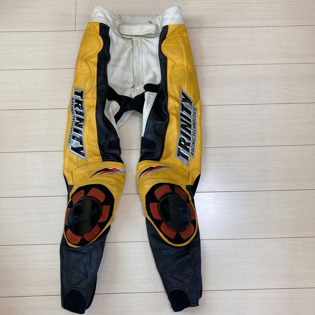 ☆バイクツーリング ジムカーナに！TRINITY トリニティー レザーパンツ 