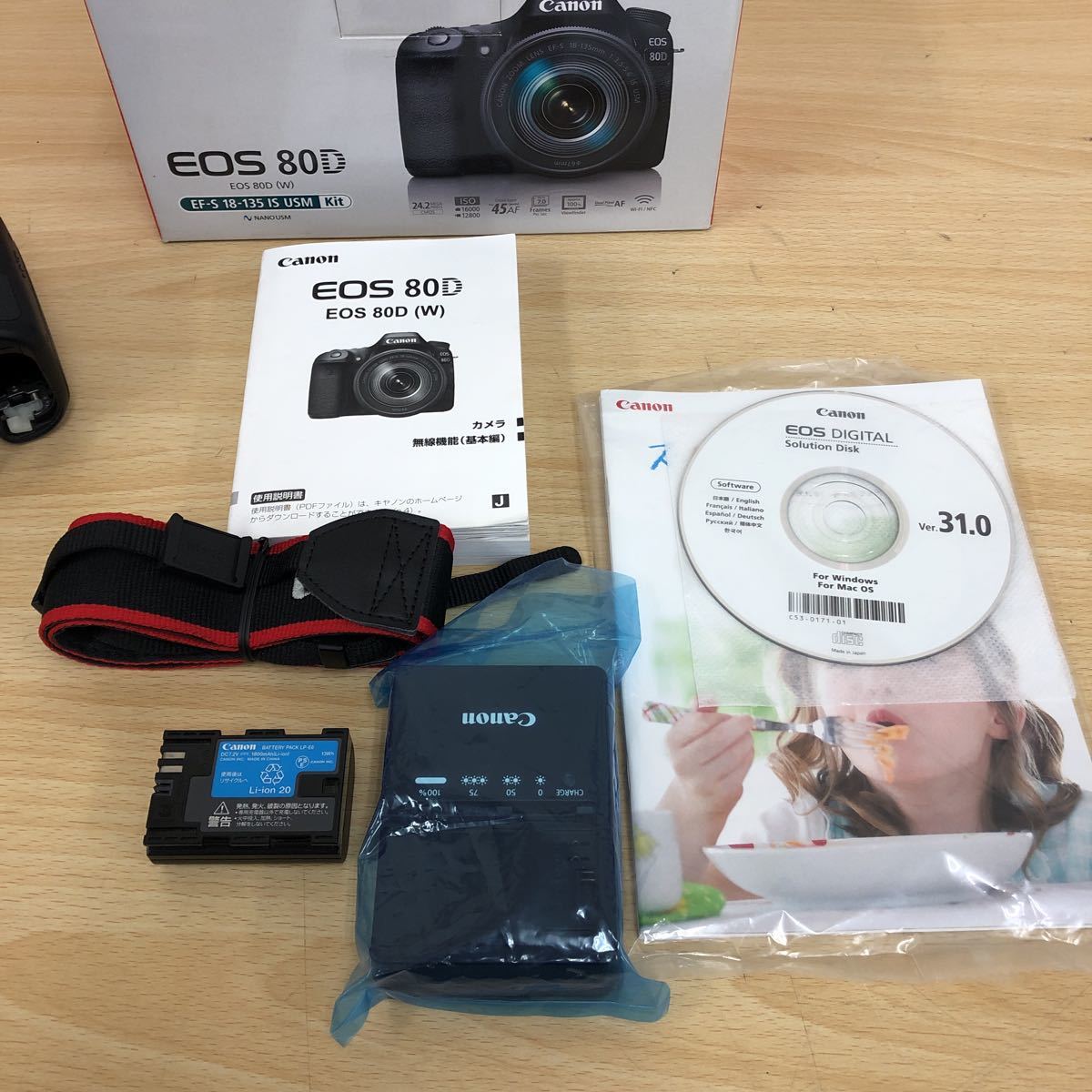 1円〜 美品 Canon EOS 80D ボディ デジタルカメラ 一眼レフ キャノン 