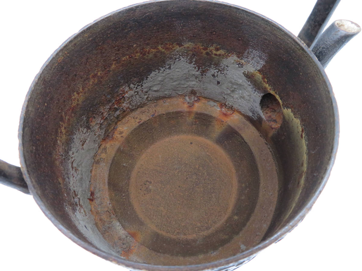 南部鉄器 南部 南部三厳堂 竹図 骨董 アンティーク 茶道具 公式通販