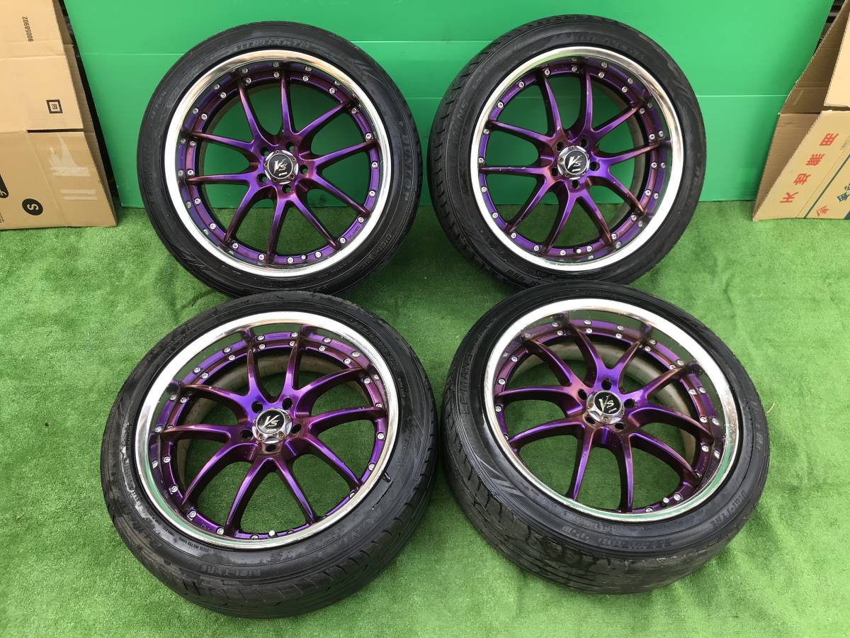 VS WORK VS-SS 18インチ 225/45R18 ホイール・タイヤ 18X8.0JJ +38 5H 