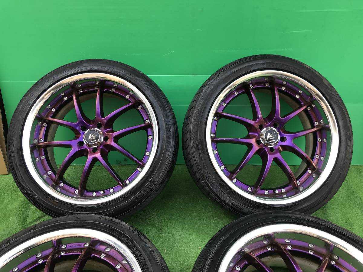 VS WORK VS-SS 18インチ 225/45R18 ホイール・タイヤ 18X8.0JJ +38 5H 