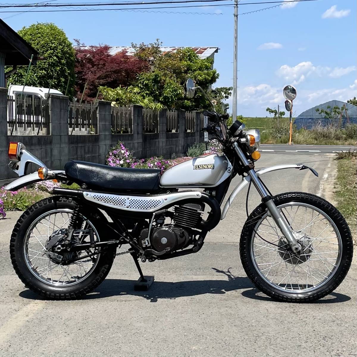 Yahoo!オークション - エルシノア250 実動 書類付き MT250 超希少 絶版 