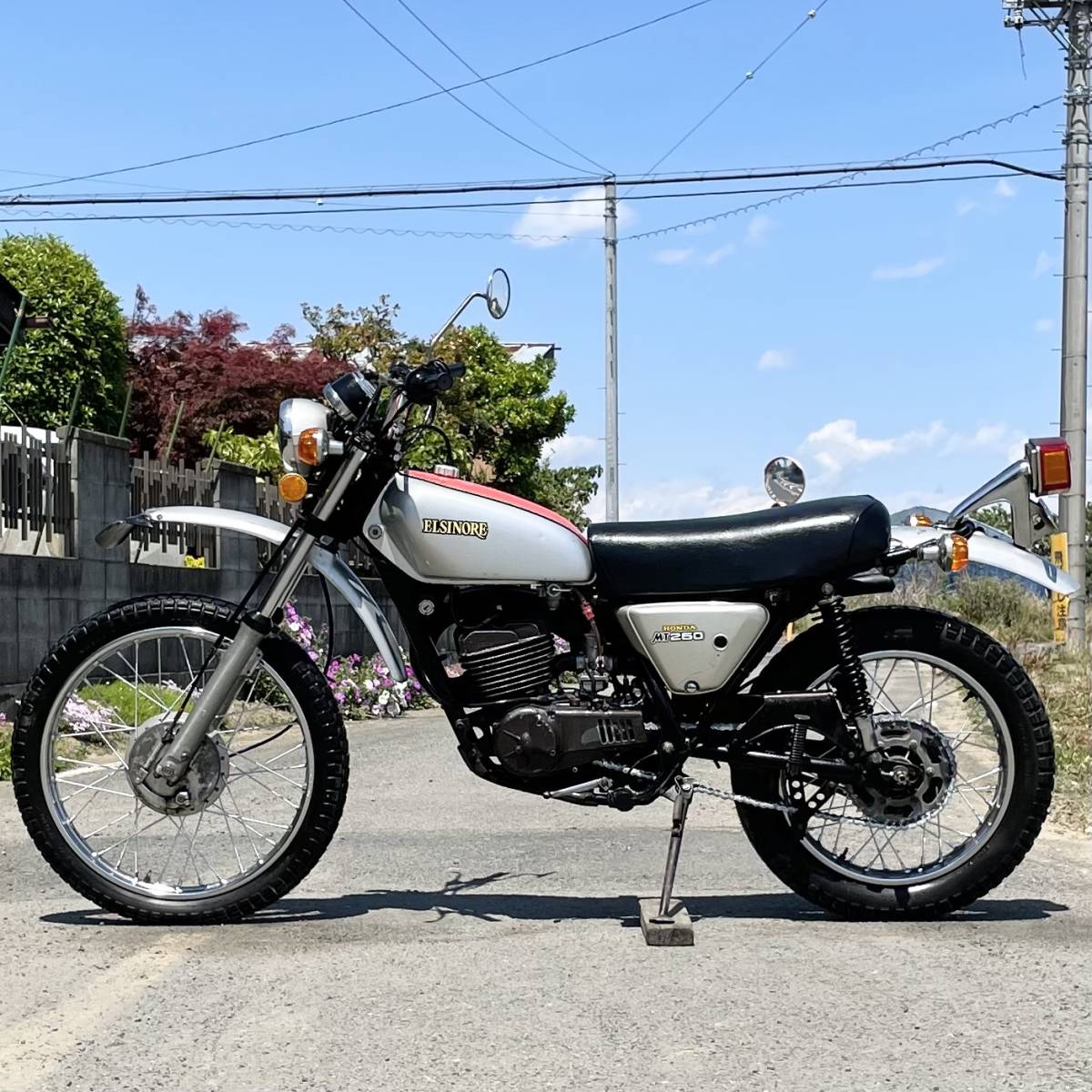 Yahoo!オークション - エルシノア250 実動 書類付き MT250 超希少 絶版 