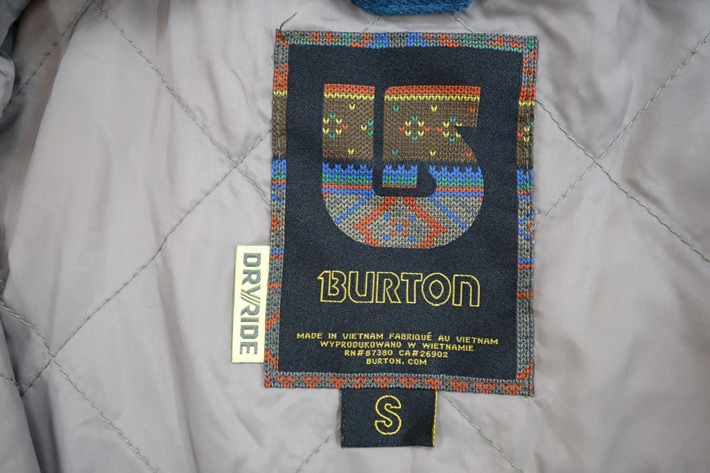 中古 キレイ 13/14 BURTON MB HACKETT JK メンズSサイズ スノーボード  