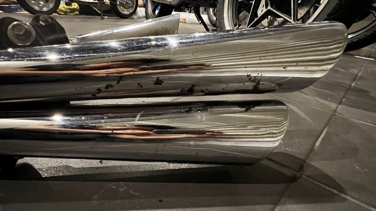 1スタ XJ400D 純正4本出しマフラー レア ジャンク当時物 検 XJ400 